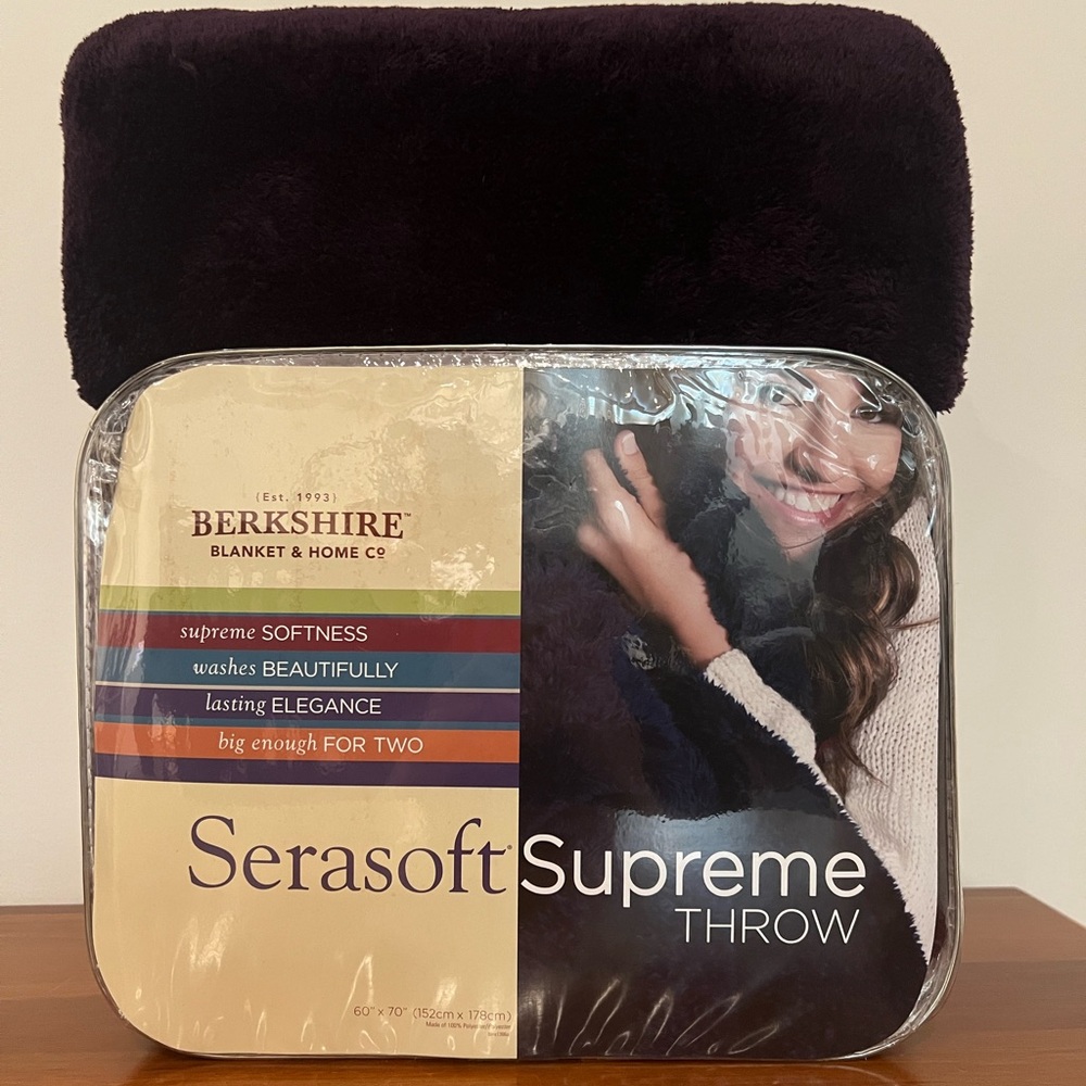 Berkshire Serasoft Supreme Throw in Purple